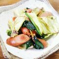 みぃさん0625☆☆'s cooksnap of when they made キャベツとウインナーのバターぽん酢炒め♪.