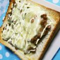 ちこどんどん's cooksnap of when they made 簡単美味しい納豆トースト♪.