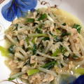 ママは給食当番's cooksnap of when they made 簡単☆もやしとねぎのツナ炒め♪.