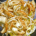 tkys's cooksnap of when they made 竹輪ともやしの味噌炒め.