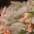 riemu⌒☆'s cooksnap of when they made ふわシャキ食感！卵とキャベツの炒めもの.