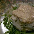 チョビ～☆'s cooksnap of when they made 大根と水菜の明太マヨ和え.