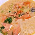 Puuaya's cooksnap of when they made 鮭とおじゃがの塩麹味噌ミルクスープ.