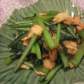 てるどん's cooksnap of when they made ５分料理♫小松菜と油揚げのさっと炒め.