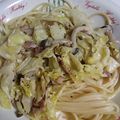 クックsz's cooksnap of when they made 残り野菜とベーコンのクリームパスタ.
