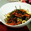 michygel's cooksnap of when they made 麺つゆで簡単♪切り昆布とちくわの煮物♪.