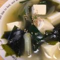 momonga222's cooksnap of when they made 中華風！？豆腐とわかめのスープ☆彡.