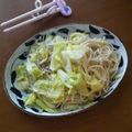 サーフブレイド's cooksnap of when they made キャベツとじゃこの和風パスタ.