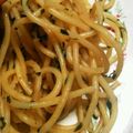 詩絵瑠's cooksnap of when they made 付け合せに♪　大葉のﾊﾟｽﾀ.