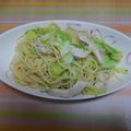 tamapo's cooksnap of when they made 春キャベツとチキンのパスタ／塩麹が決め手.