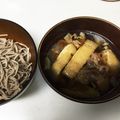 ★bluesky★'s cooksnap of when they made 豚肉とねぎの温玉つけ蕎麦.