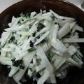 かぴーな's cooksnap of when they made 大根サラダの梅こぶマヨ味.