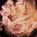 ジバニャン姫's cooksnap of when they made ☆豚バラともやしのみそ汁☆豚もやし♪.