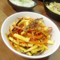 noamanma's cooksnap of when they made ☆トースターで☆人参と薩摩芋のきんぴら.
