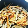 kkymk's cooksnap of when they made 干し椎茸の戻し汁できんびらごぼう♡.
