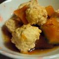 万華月's cooksnap of when they made 簡単煮物！かぼちゃと鶏だんご.