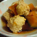万華月's cooksnap of when they made 簡単煮物！かぼちゃと鶏だんご.