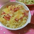 ゆけり３兄弟's cooksnap of when they made タマゴかけごはんｎｏドリア.