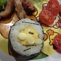 キラリトマト's cooksnap of when they made ☆アンパンマンの巻き寿司☆.