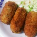 文鳥♡love's cooksnap of when they made ころころかぼちゃコロッケ♡.