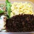 風★鈴's cooksnap of when they made 母直伝、三色鶏そぼろ弁当.