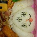 ちろて's cooksnap of when they made キャラ弁♡妖怪ウォッチのさとりちゃん簡単.