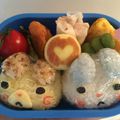 くらちょこ's cooksnap of when they made キャラ弁 妖怪ウォッチおにぎり③.