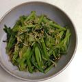 おこめとぎとぎ's cooksnap of when they made カブの葉とじゃこのおひたし.