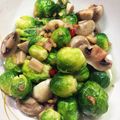 食いしん坊しのたん's cooksnap of when they made 芽キャベツとマッシュルームのアヒージョ風.