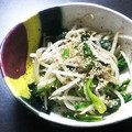 ☆こまっと☆'s cooksnap of when they made 鶏がら不使用ほうれん草ともやしのナムル♪.