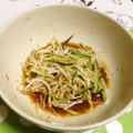 ゆきうさぎ418's cooksnap of when they made もやし、きゅうり、ハムのゴマ甘酢和え.