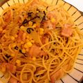 シングルアイシャドウ's cooksnap of when they made うまみたっぷり！塩昆布の和風パスタ.