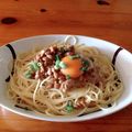 はるたそ！'s cooksnap of when they made 超簡単！柚子胡椒&ごま油香る♪納豆パスタ.