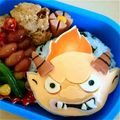 mokaTea's cooksnap of when they made 山吹鬼弁当…♩.