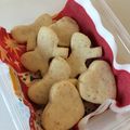 あまさん☻'s cooksnap of when they made ノンエッグ幼児おやつ♪簡単ごまビスケット.
