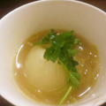 peko:01's cooksnap of when they made 新玉ねぎ丸ごとスープ.