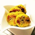 ちえぽん0514's cooksnap of when they made ママとぼくの簡単おやつ✿かぼちゃもち.