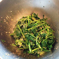 pepopi's cooksnap of when they made 簡単☆ほうれん草の胡麻和え.