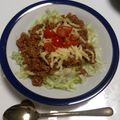 RINRI☆'s cooksnap of when they made 簡単おいしいタコライス♪.