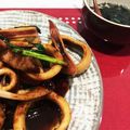 Mizu＊kichi's cooksnap of when they made 祭りのイカ焼き☆フライパンで簡単旨い！.