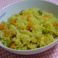 ななぐくん's cooksnap of when they made 炊飯器で簡単！おいしい！カレーピラフ.