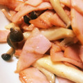morio28's cooksnap of when they made いんげんとハムとしめじのマヨポン炒め.