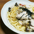 ☆かずママ♪☆'s cooksnap of when they made 簡単☆鶏ときのこの和風スープパスタ.