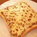 ガッちゃん's cooksnap of when they made マヨ納豆のトースト.