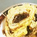 ぱんだ170071's cooksnap of when they made ふりかけアレンジ★豚みそそぼろde卵焼き.