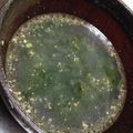 てっちっち's cooksnap of when they made 即席：鶏がらスープの素で作るワカメスープ.