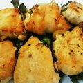 がび太郎's cooksnap of when they made ☆鶏肉ささみの大葉・チーズ挟み焼き☆.