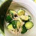 ぽこ☆ちゃん's cooksnap of when they made 簡単☆きゅうりとしらすの和えもの♪.