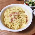 ☆accoco☆'s cooksnap of when they made 豆腐deヘルシー濃厚カルボナーラ.