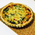 クック0SKSL3☆'s cooksnap of when they made 簡単 ほうれん草&ベーコンのキッシュ.